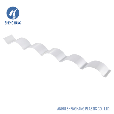 Clear Heavy Duty Corrugated Plastic Roofing Sheets Wearproof 1.2mm Thick