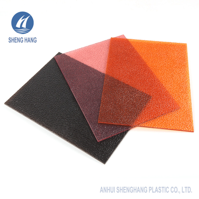 Plastic Coextrusion Embossed Solid Polycarbonate Sheet 2*2.9m Fireproof