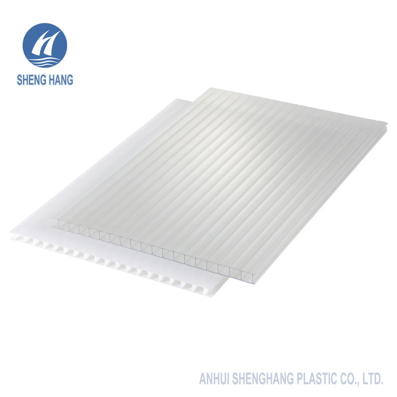 Lexan Coloured White Twin Wall Polycarbonate Sheet Lightweight Wearproof