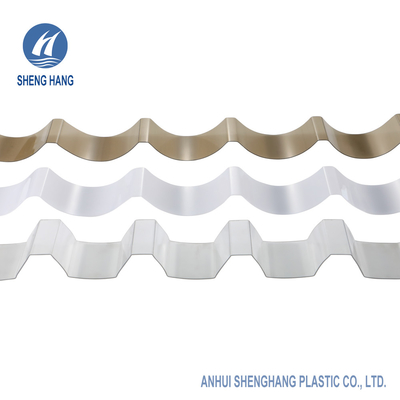 Clear Plastic Corrugated Roofing Sheets Colored Polycarbonate Wavy