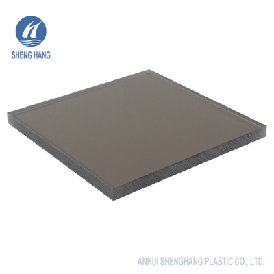 Bronze Plastic Solid Polycarbonate Sheet For Canopy Roof UV Protection