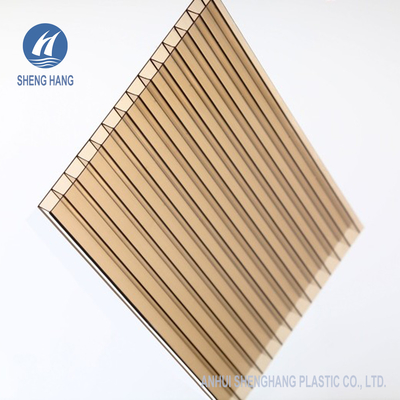 PC Hollow UV Protection Twinwall Polycarbonate Sheet Different Colors