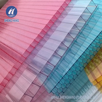 6mm Double Wall Polycarbonate Sheet Clear And Colored