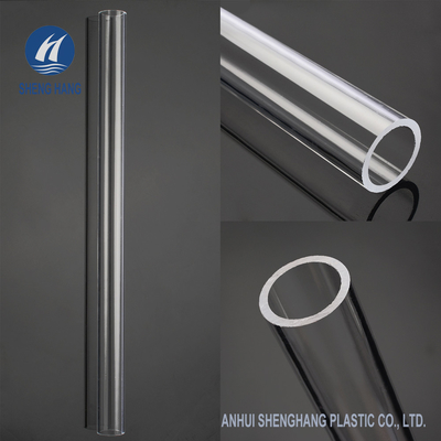 Plastic PMMA Clear Extruded Acrylic Tube For Decorative Purposes