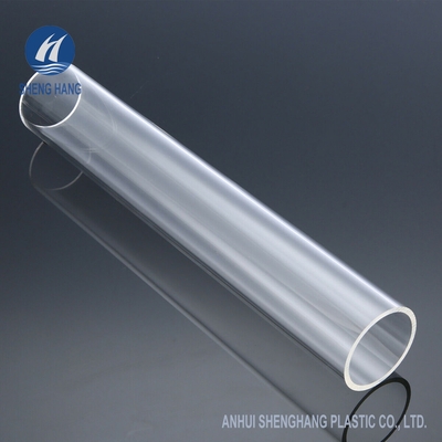 Hard Plexiglass Extruded Transparent Acrylic Pipe Customized Size
