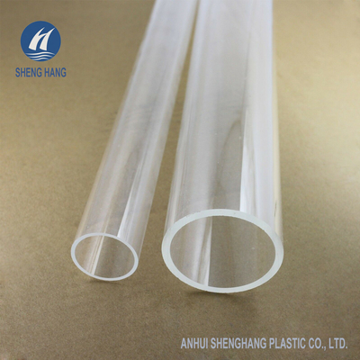 Hard Plexiglass Extruded Transparent Acrylic Pipe Customized Size