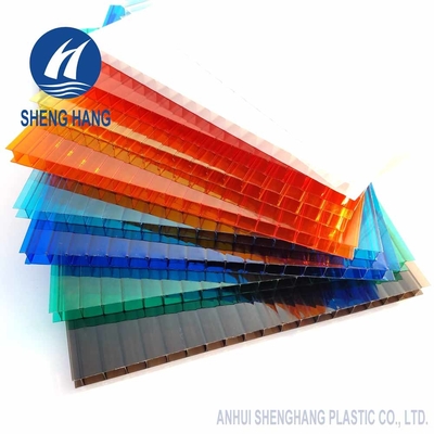 SGS 8mm Twin Wall Polycarbonate Sheet Anti UV