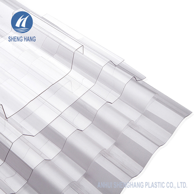Anti UV 3m Corrugated Plastic Roofing Sheets Polycarbonate For Greenhouse ISO