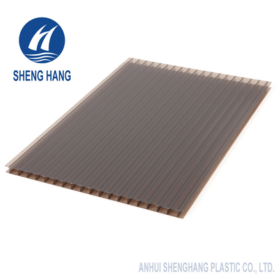 2.1*6m 8mm Double Wall Polycarbonate Panels 1.5kg/ M2 Eco Friendly