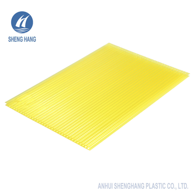 SGS 10mm Twin Wall Polycarbonate Sheet Workshops Roofing Sheet Bronze