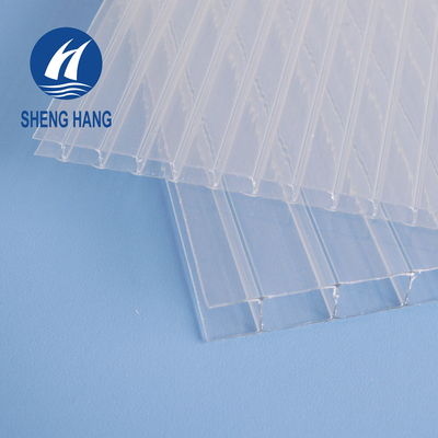 UL94 V2 Double Layer Polycarbonate Sheet Panels 2.1*3m Rectangular Structure