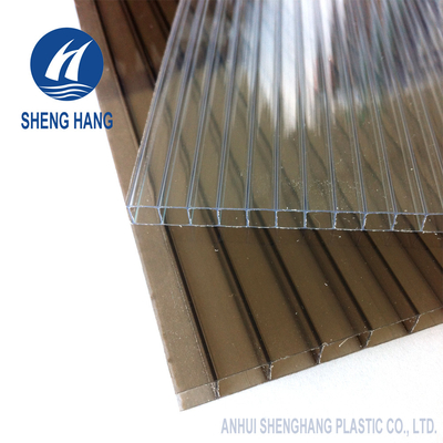 Colored Plastic Twin Wall Polycarbonate Sheet Eco 4x8 UL94 V2 Flame Resistant