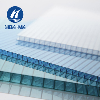 Colored Plastic Twin Wall Polycarbonate Sheet Eco 4x8 UL94 V2 Flame Resistant
