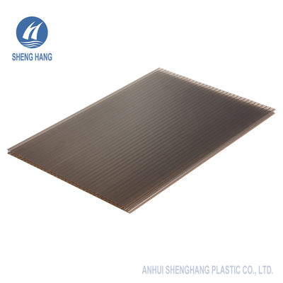 Coloured White Twin Wall Polycarbonate Sheet Lightweight Wearproof