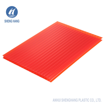Unbreakable Dual Wall Polycarbonate Panels 6m Roofing Sheet Anti UV