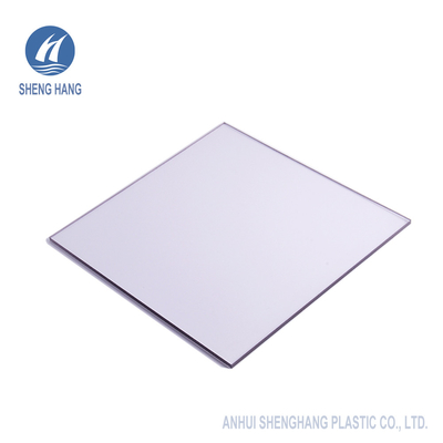 Transparent Plastic  Polycarbonate Roof Panels Double Sided UV 1.2mm To 25mm