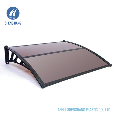 H Bar Connect Polycarbonate Window Door Awning 40 Inch X 120 Inch Waterproof
