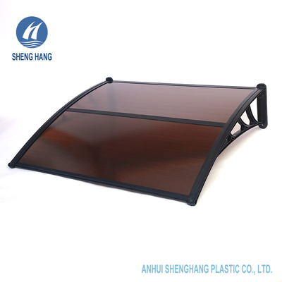 H Bar Connect Polycarbonate Window Door Awning 40 Inch X 120 Inch Waterproof