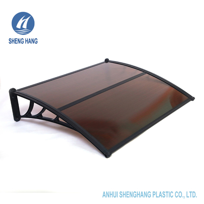 Gray Tents Polycarbonate Plastic Awning Plastic Bracket 4mm 5mm