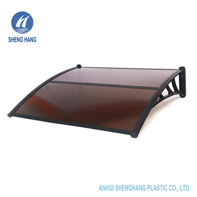 ISO9001 Sunshield Polycarbonate Front Door Canopy Cover Patio Awning Uvproof