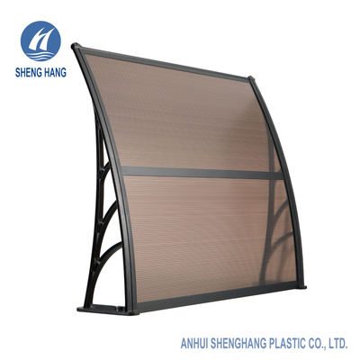 ISO9001 Sunshield Polycarbonate Front Door Canopy Cover Patio Awning Uvproof