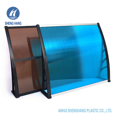 ISO9001 Sunshield Polycarbonate Front Door Canopy Cover Patio Awning Uvproof