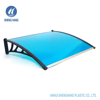 Home Polycarbonate Plastic Awning Waterproof With Plastic Bracket