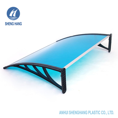 Window Front Door PC Polycarbonate Plastic Awning 1200*800mm Eco Friendly