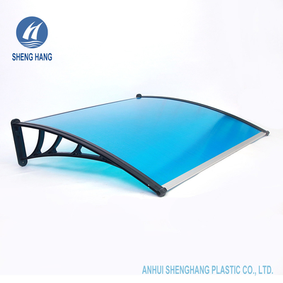 Window Front Door PC Polycarbonate Plastic Awning 1200*800mm Eco Friendly