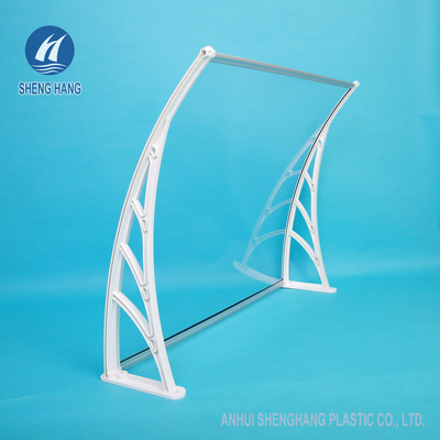 Plastic Bracket PC Solid Panel Canopy Polycarbonate Window Awning