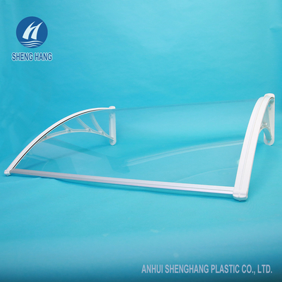 1.6m Polycarbonate Plastic Awning PC Window Door Canopy Cover 2.5mm 2.8mm