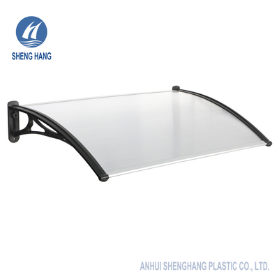 Sunshield Curved Polycarbonate Plastic Awning 5mm UV Coating