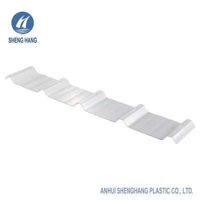 Clear Plastic Roof Corrugated Polycarbonate Sheets For Greenhouse 0.8mm 5000mm