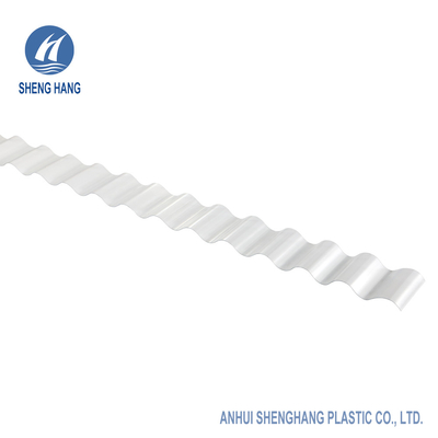 Clear Plastic Roof Corrugated Polycarbonate Sheets For Greenhouse 0.8mm 5000mm