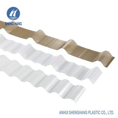 SGS Corrugated Polycarbonate Sheet 3.95*13ft Clear Plastic Roofing Material