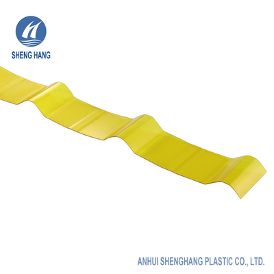 Lightweight Corrugated Wavy Polycarbonate Sheet Plastic Panels 0.8mm To 3mm