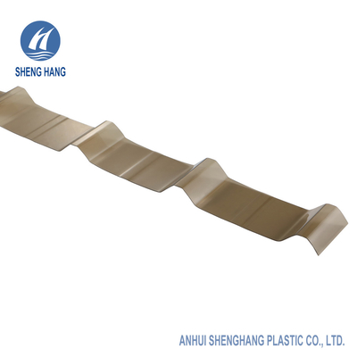 Lightweight Corrugated Wavy Polycarbonate Sheet Plastic Panels 0.8mm To 3mm