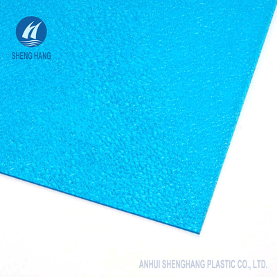 Textured Diamond Polycarbonate Embossed Sheets 2100*5800mm SGS RoHS