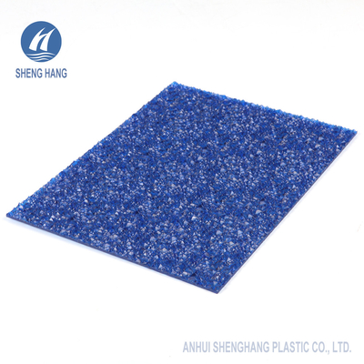 2mm Diamond Solid And Textured Polycarbonate Sheets 50 Micron UV Resistant Coated