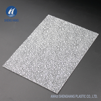 Plastic Black Embossed Polycarbonate Sheet Texture Anti Uv 2.5mm Thick