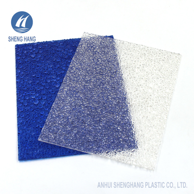 Plastic Black Embossed Polycarbonate Sheet Texture Anti Uv 2.5mm Thick