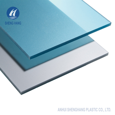 UV Protected Fine Velvet Frosted Polycarbonate Sheet Matte Plastic Board 1.8mm SGS