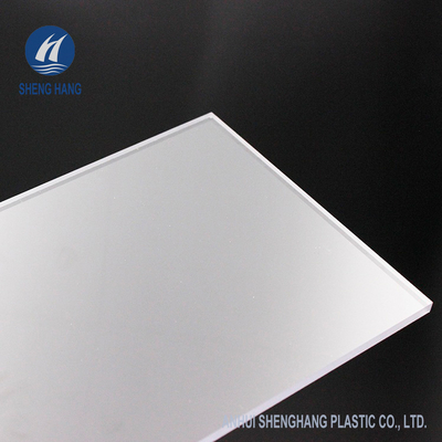 UV Protected Fine Velvet Frosted Polycarbonate Sheet Matte Plastic Board 1.8mm SGS