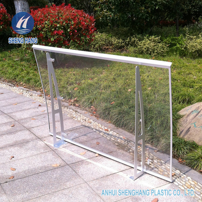Porch Door 3mm Clear Poly Carbonate Canopy Anti Aluminum Alloy