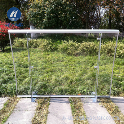 Porch Door 3mm Clear Poly Carbonate Canopy Anti Aluminum Alloy