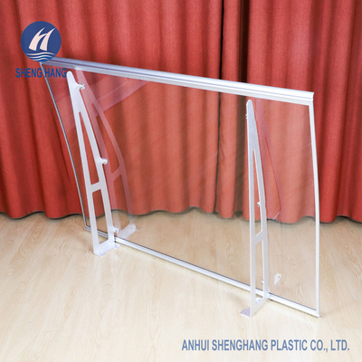 55'' X 35&quot; Curved Poly Carbonate Canopy Alu Bracket Window Door Awning