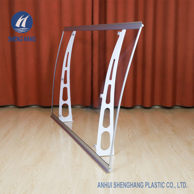 4.6ft Door Poly Carbonate Canopy Polycarbonate Durable Anti Impact