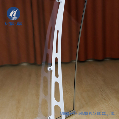 4.6ft Door Poly Carbonate Canopy Polycarbonate Durable Anti Impact