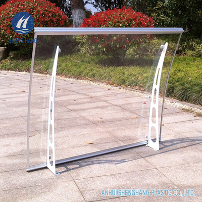 DIY Metal Frame Poly Carbonate Canopy Weather Resistant 1.4m Width For Window