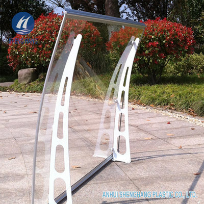 DIY Metal Frame Poly Carbonate Canopy Weather Resistant 1.4m Width For Window